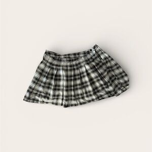 Forever 21 Black and White Checkered Skirt